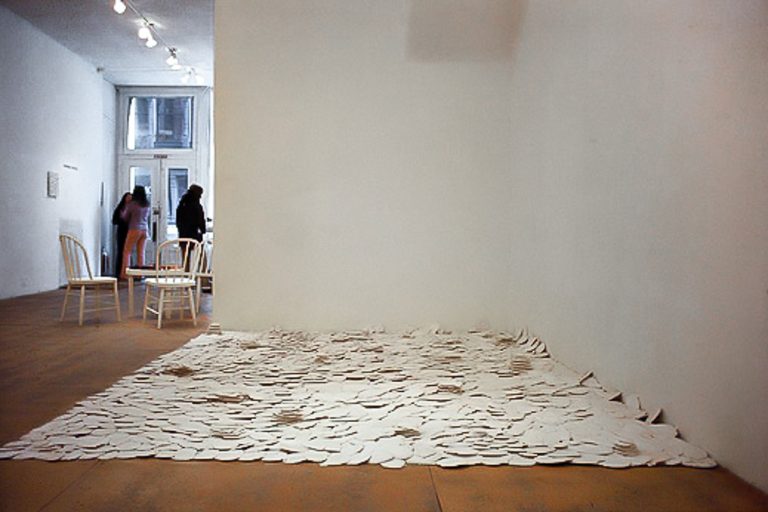 Mix, Stir, Pour (White Floor Piece), 1972