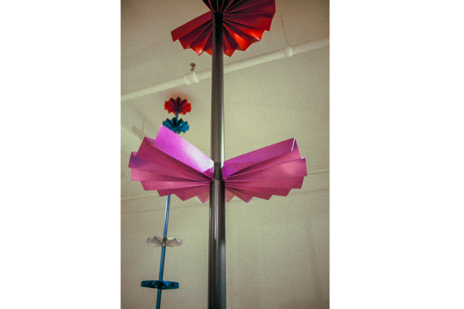 Harlequin Poles, 1977-78, detail